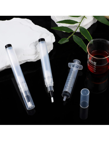 BBTO 5 Lápices de Pintura Rellenables 6ml con Pinceles