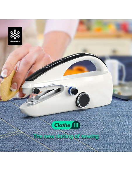 Máquina de Coser de Mano SnowVoice Ropa II Mini Portátil Máquina de Coser de Mano SnowVoice Ropa II Mini Portátil