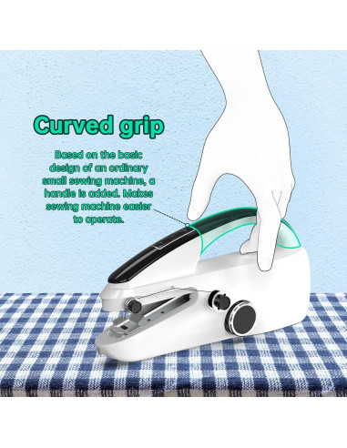Máquina de Coser de Mano SnowVoice Ropa II Mini Portátil