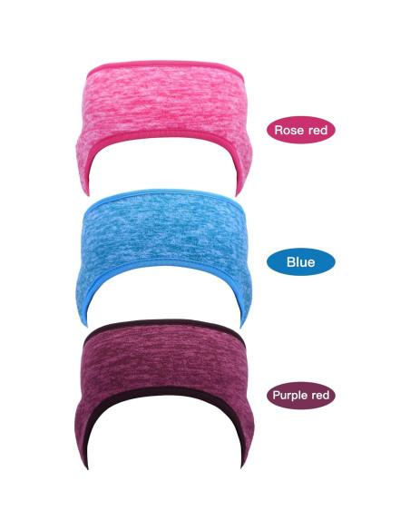 Tatuo 3 Pcs Calentadores de Oídos Forro Polar para Mujeres