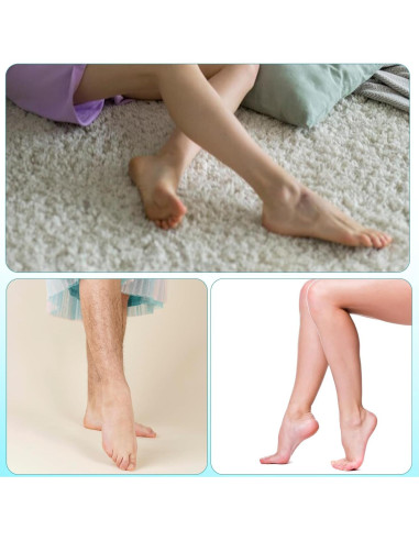 Separadores de Dedos Lusofie 12 Piezas Gel Blanco Alivio Juanetes