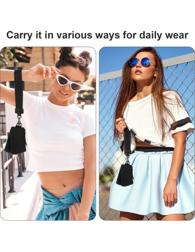 Mini Cartera con Cierre para Muñeca Sorcristy - Negro