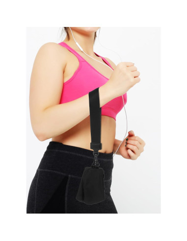 Mini Cartera con Cierre para Muñeca Sorcristy - Negro