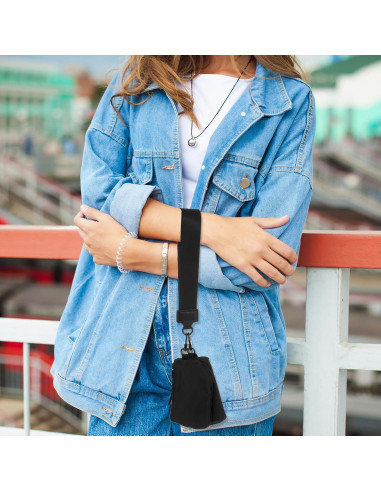 Mini Cartera con Cierre para Muñeca Sorcristy - Negro