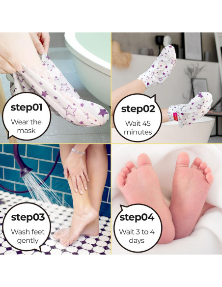 Máscara Exfoliante para Pies KSBC con Miel y Aceite de Coco