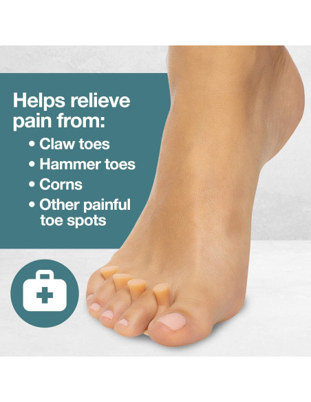 Separador de Dedos en Martillo ZenToes - 4 Unidades de Gel