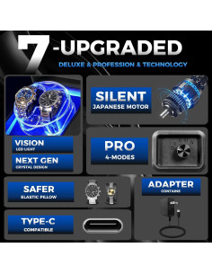 Caja de Reloj Automático ANWBROAD JWW007C con LED y Motor Silencioso 2