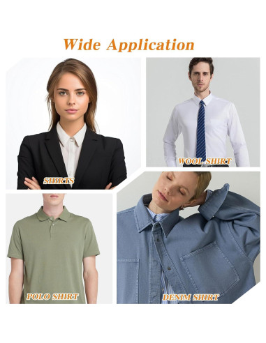 100 Puntos de Cuello Triangulares para Camisas Polo Guduling