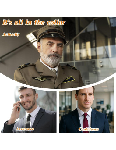 100 Puntos de Cuello Triangulares para Camisas Polo Guduling