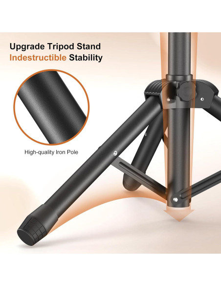 Soporte de Peluca Trípode Womnwomn Ajustable 95-127 cm