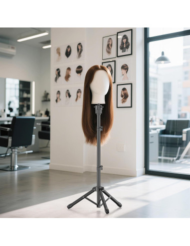 Soporte de Peluca Trípode Womnwomn Ajustable 95-127 cm