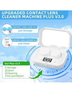 Limpiador Ultrasónico de Lentes de Contacto BNXXL SKIN - Portátil y USB 2