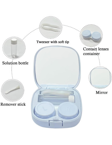 Estuche para Lentes de Contacto Howinn 2 PCS con Accesorios