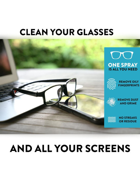 Spray Limpiador de Lentes Apex con Paño de Microfibra 28g