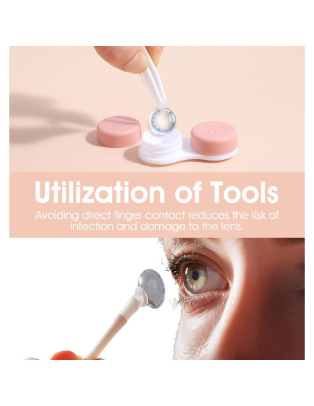 Estuche para Lentes de Contacto ValueBargain 10 Pcs Coloridos