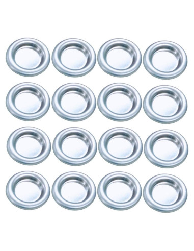 50 Soportes de Incienso de Metal Luzen Plata Redondos 3cm