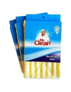Repuesto Mopa Húmeda y Seca Mr. Clean Microfibra 3 Unidades