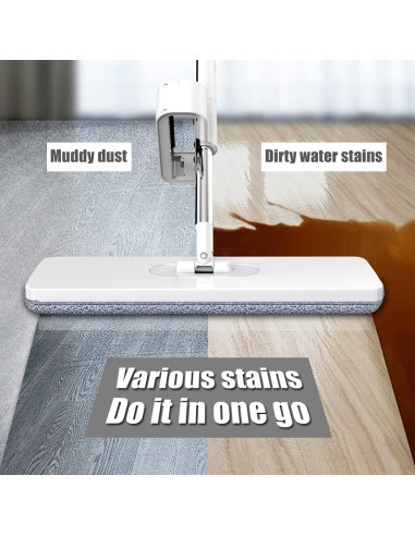 Paquete de 6 cabezales de repuesto microfibra Rainmae 42x14cm