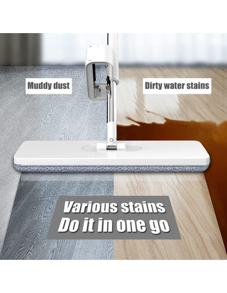 Paquete de 6 cabezales de repuesto microfibra Rainmae 42x14cm