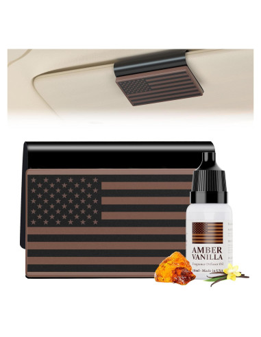 Difusor de aire para coche Wellington 10 ml Ámbar Vainilla 3 PCS