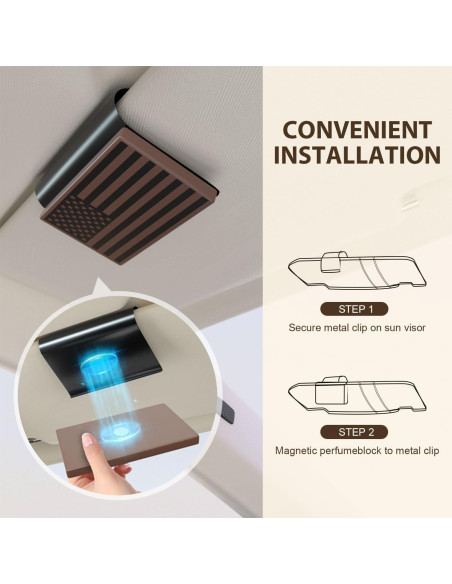 Difusor de aire para coche Wellington 10 ml Ámbar Vainilla 3 PCS