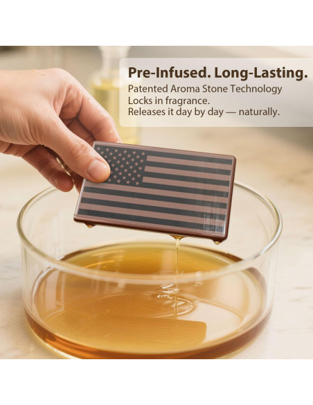 Difusor de aire para coche Wellington 10 ml Ámbar Vainilla 3 PCS