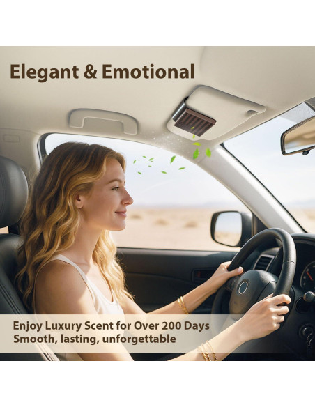 Difusor de aire para coche Wellington 10 ml Ámbar Vainilla 3 PCS