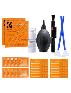 Kit de Limpieza de Lentes K&F Concept - 15ml Limpiador y Accesorios