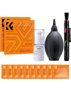 Kit de Limpieza de Lentes K&F Concept - 15ml Limpiador y Accesorios 2