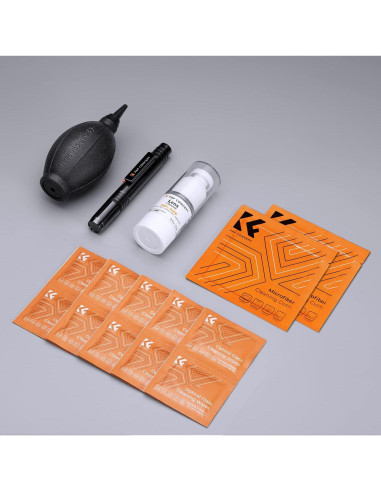 Kit de Limpieza de Lentes K&F Concept - 15ml Limpiador y Accesorios
