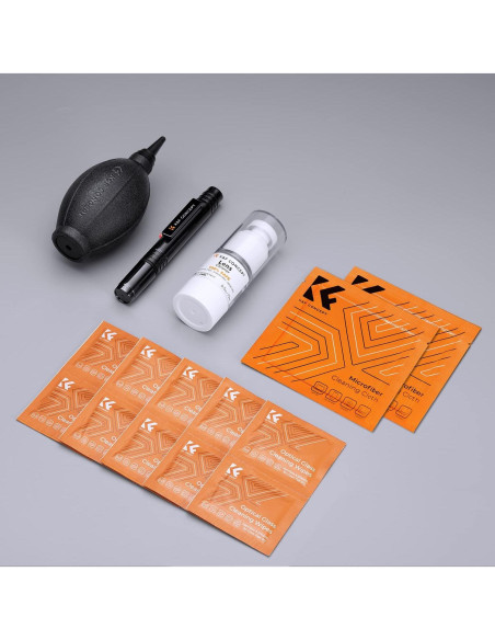 Kit de Limpieza de Lentes K&F Concept - 15ml Limpiador y Accesorios