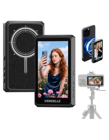 Monitor Selfie Inalámbrico 4K VERDELLE T5 para iPhone