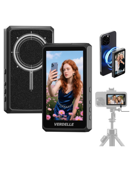 Monitor Selfie Inalámbrico 4K VERDELLE T5 para iPhone