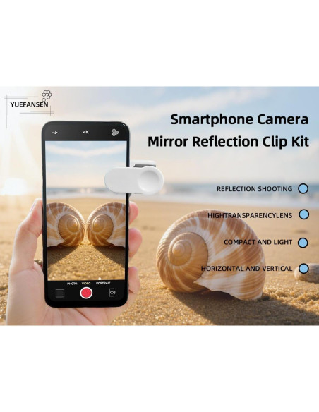 Kit Espejo de Reflexión 2-en-1 YUEFANSEN para Smartphone