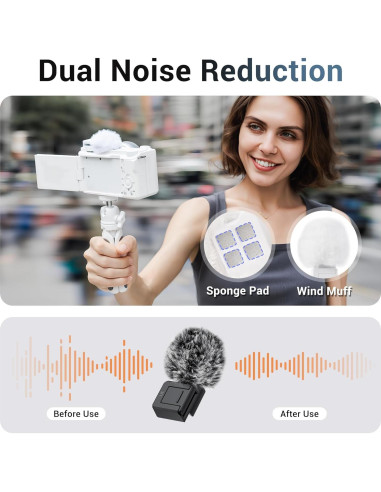 Muff de Viento JJC para Zapata Fría para Cámaras Sony ZV