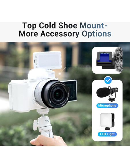 Muff de Viento JJC para Zapata Fría para Cámaras Sony ZV Muff de Viento JJC para Zapata Fría para Cámaras Sony ZV