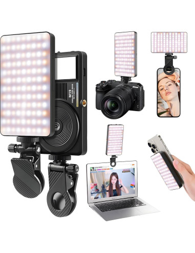 Kit de Luz de Relleno LED Asitoo con Filtro CPL 52mm