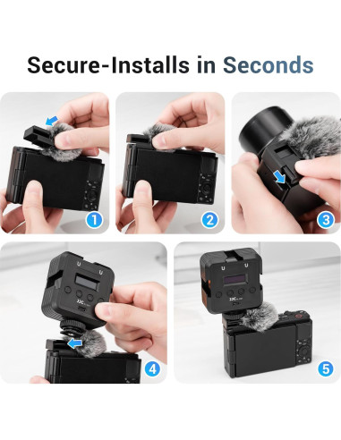 Muff de Viento JJC para Zapata Fría para Cámaras Sony ZV