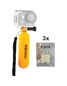 Accesorios para cámara de acción REMALI Flotador y 18 anti-vaho 2