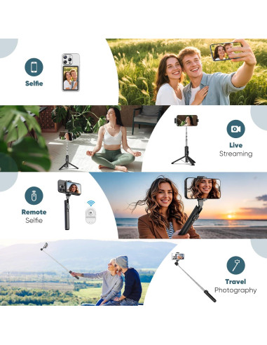 Monitor Selfie Inalámbrico Meonxy para Vlog 4K 30fps