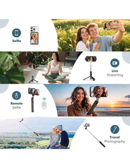 Monitor Selfie Inalámbrico Meonxy para Vlog 4K 30fps