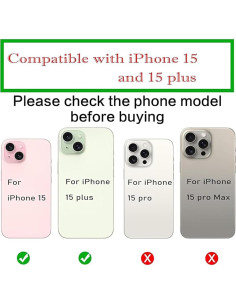 Reemplazo Lente Cámara Trasera iPhone 15 Plus Dakexiong 2