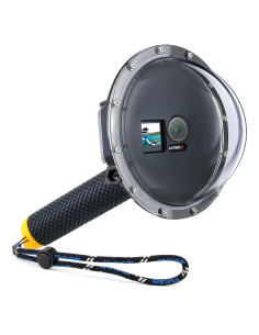 Puerto Domo Impermeable YALLSAME para DJI Osmo Action 3/4/5 Pro