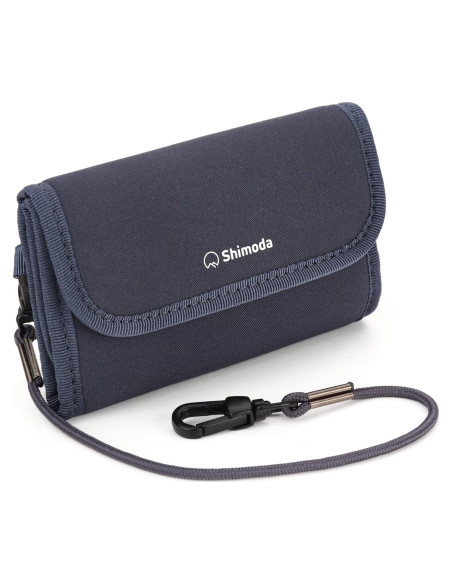 Billetera de Tarjetas Shimoda SD Azul 520-508 Acolchada