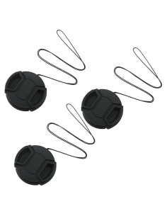 Tapa de Lente 82mm Sigma - Paquete de 3, Protección y Durabilidad