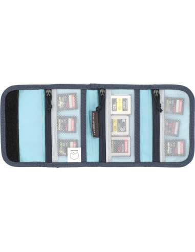 Billetera de Tarjetas Shimoda SD Azul 520-508 Acolchada