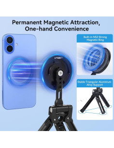 Soporte de trípode magnético UTEBIT para iPhone 16/15/14/13 2