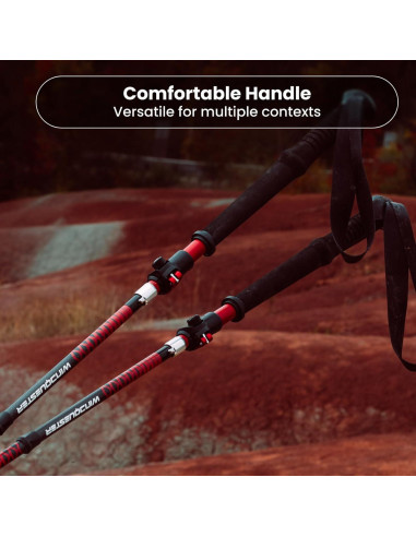 Bastones de Senderismo WINDQUESTER Strider Z Plegables 110-130cm