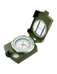 Brújula de Camping LGRZYEC ZN-33 Bronce 5.08cm para Senderismo