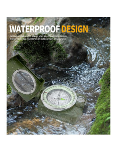 Brújula de Camping LGRZYEC ZN-33 Bronce 5.08cm para Senderismo 2